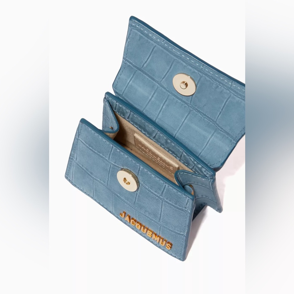JACQUEMUS Le Chiquito Bag in Croc-Embossed Leather - Picture 4 of 12